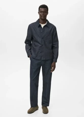 Jeans dritti dal lavaggio scuro