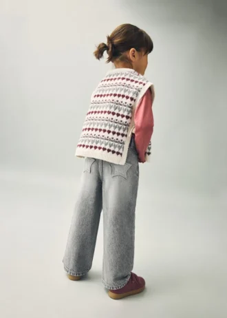 Jeans dritti in cotone