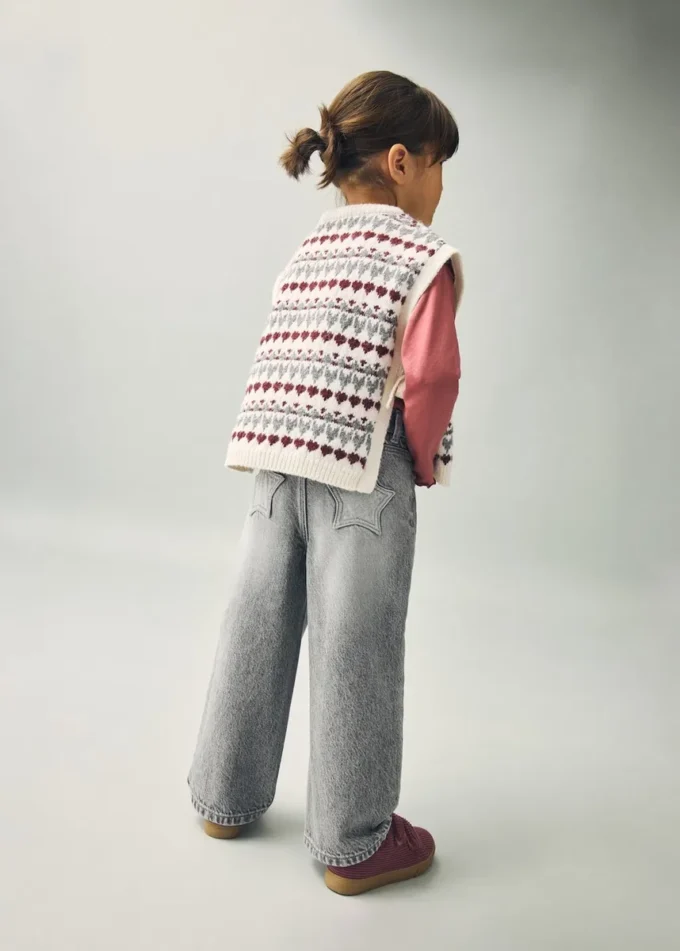 Jeans dritti in cotone