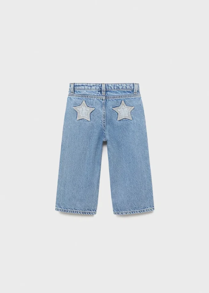 Jeans dritti in cotone Jeans dritti in cotone