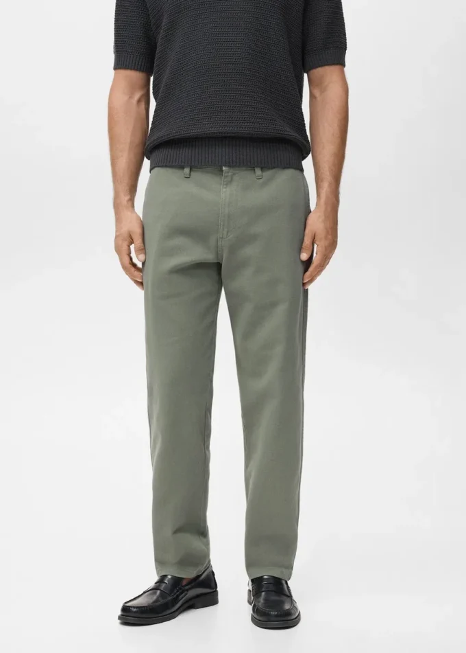 Jeans in cotone vestibilità regolare Jeans in cotone vestibilità regolare