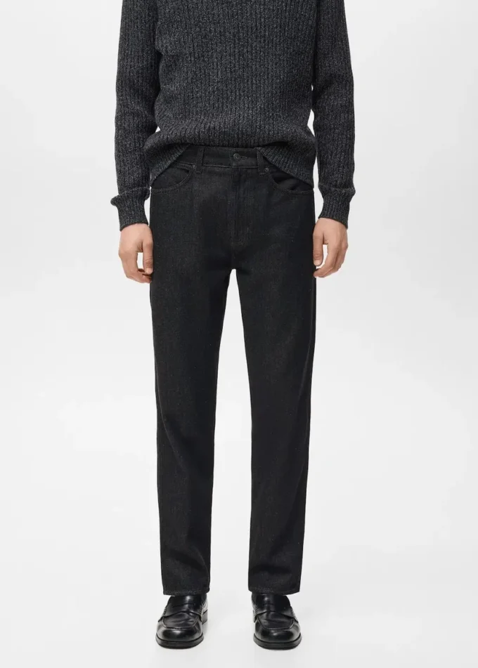 Jeans in cotone vestibilità regolare Jeans in cotone vestibilità regolare