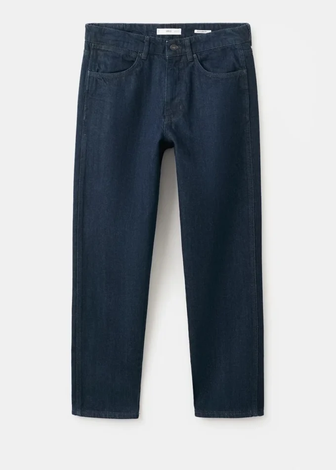 Jeans in cotone vestibilità regolare Jeans in cotone vestibilità regolare