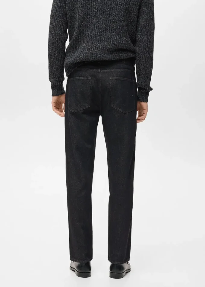 Jeans in cotone vestibilità regolare Jeans in cotone vestibilità regolare