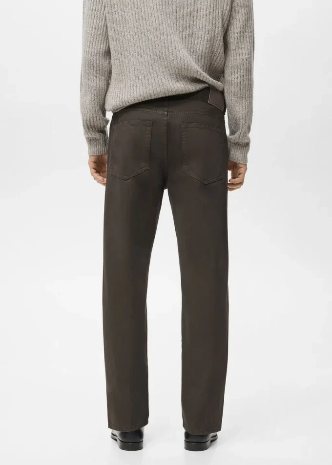 Jeans in cotone vestibilità regolare Jeans in cotone vestibilità regolare