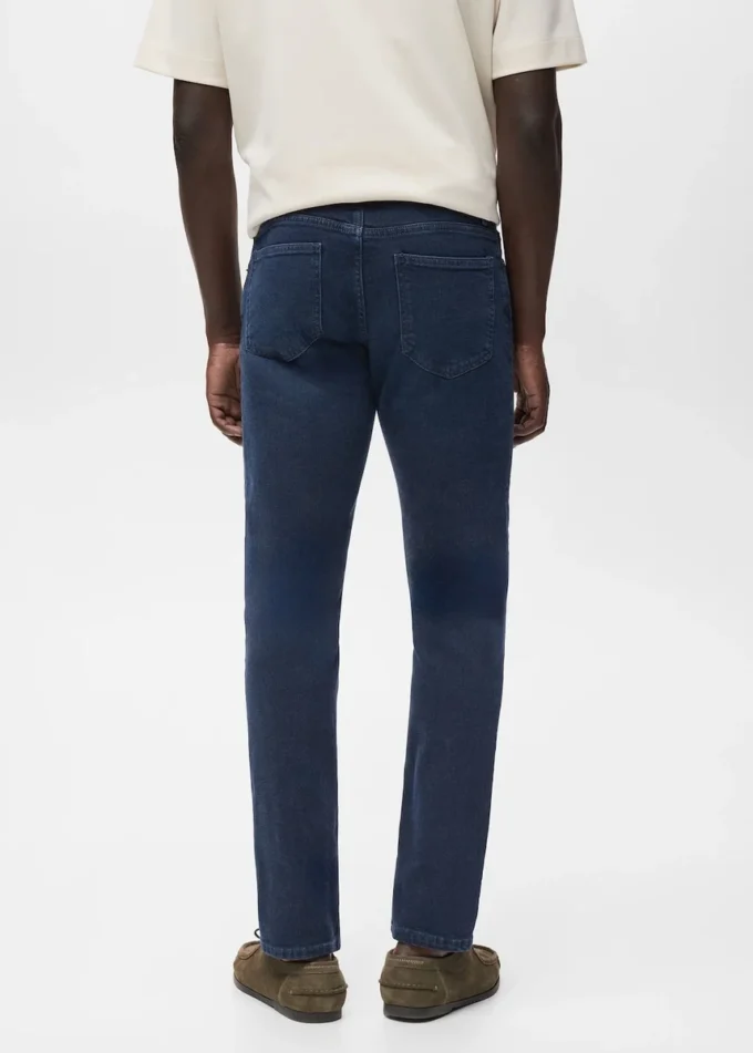 Jeans Jan blu nero slim fit Jeans Jan blu nero slim fit