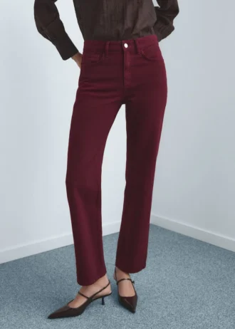 Jeans Matilda a vita media e vestibilità dritta