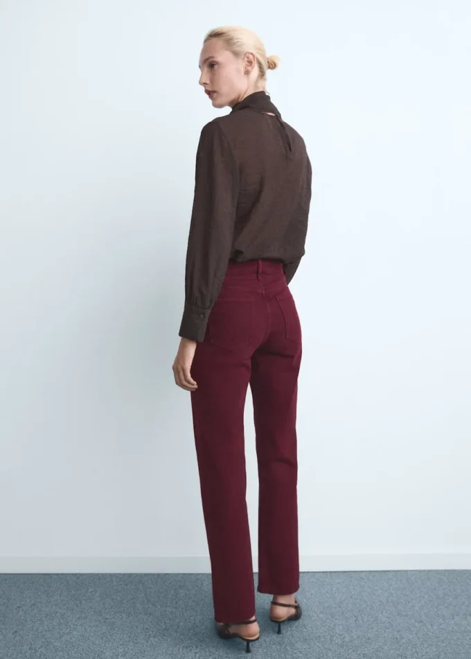 Jeans Matilda a vita media e vestibilità dritta Jeans Matilda a vita media e vestibilità dritta