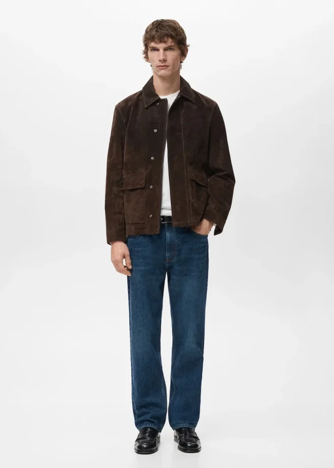 Jeans Moby a vestibilità dritta e lavaggio scuro Jeans Moby a vestibilità dritta e lavaggio scuro