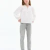 Jeans mom fit con strappi decorativi Jeans mom fit con strappi decorativi
