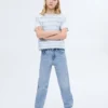 Jeans mom fit con strappi decorativi Jeans mom fit con strappi decorativi
