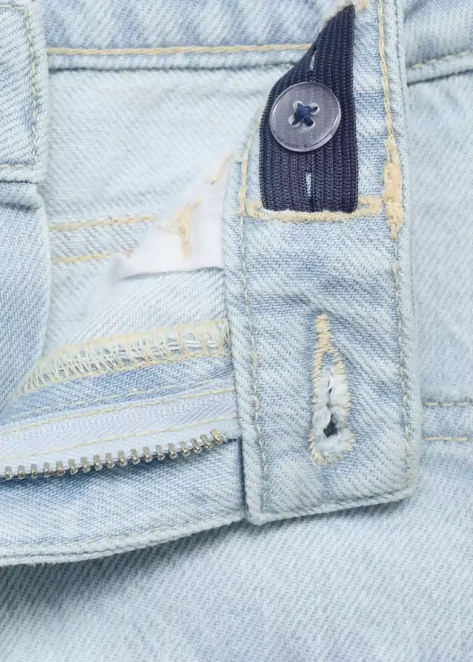 Jeans mom fit con strappi decorativi Jeans mom fit con strappi decorativi