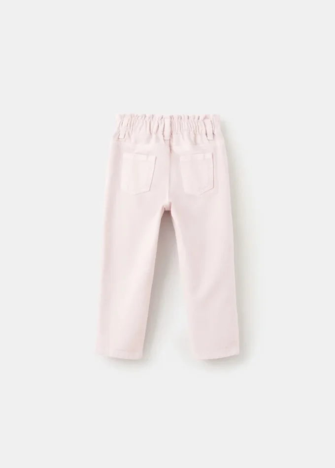 Jeans paper bag con bottoni Jeans paper bag con bottoni