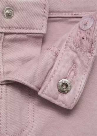 Jeans senza cuciture con orlo sfrangiato