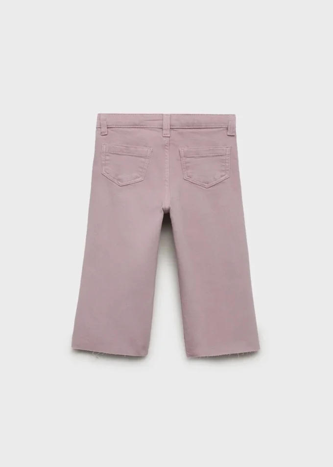 Jeans senza cuciture con orlo sfrangiato Jeans senza cuciture con orlo sfrangiato