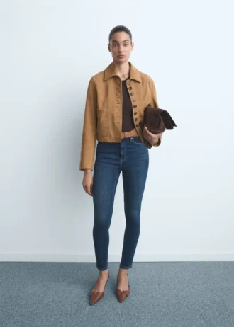 Jeans skinny a vita alta