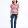 Jeans skinny a vita bassa con orlo sfrangiato Jeans skinny a vita bassa con orlo sfrangiato