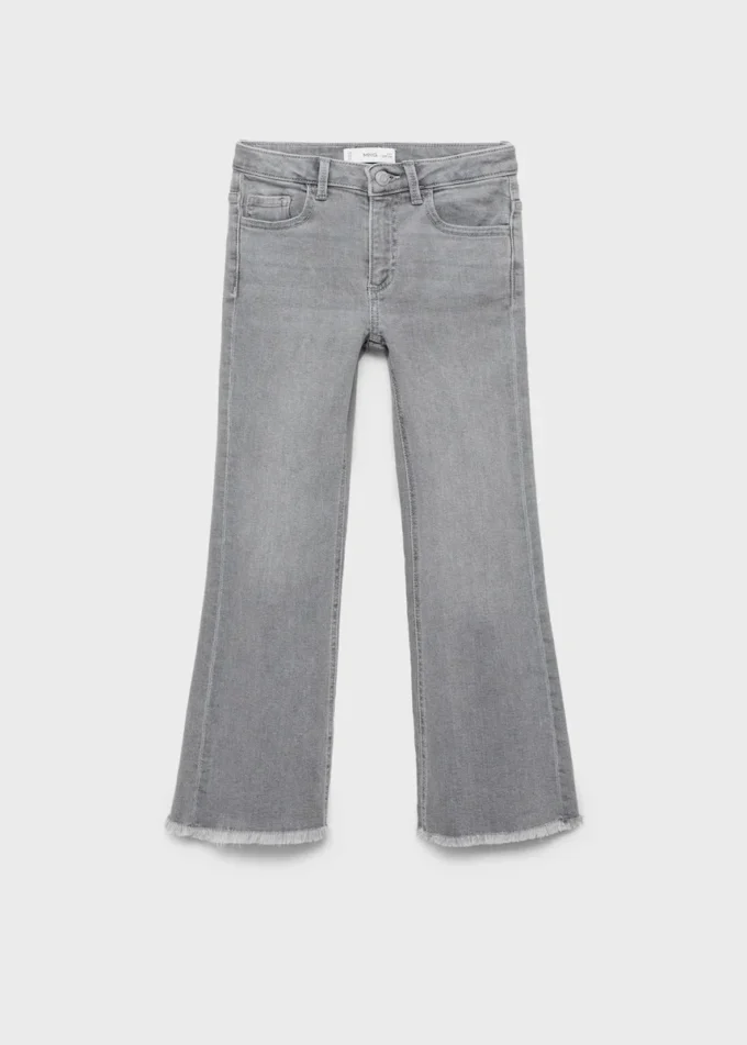 Jeans skinny a vita bassa con orlo sfrangiato Jeans skinny a vita bassa con orlo sfrangiato