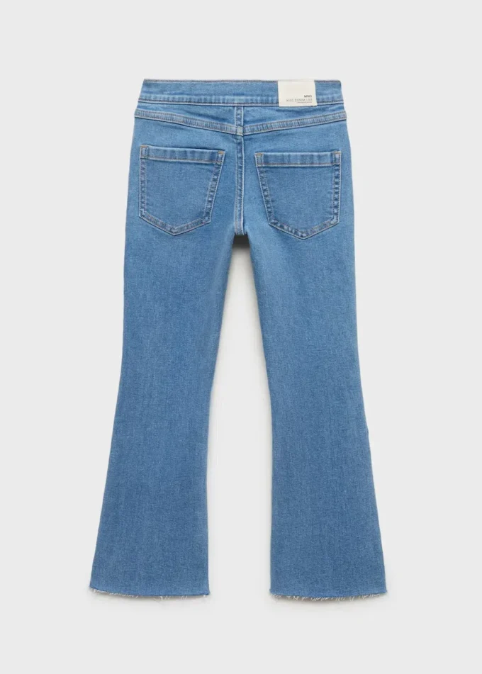 Jeans skinny a vita bassa con orlo sfrangiato Jeans skinny a vita bassa con orlo sfrangiato