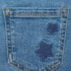 Jeans skinny con ricamo a stella Jeans skinny con ricamo a stella