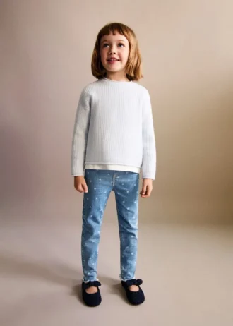 Jeans skinny con stelle