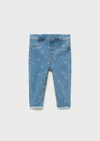 Jeans skinny con stelle