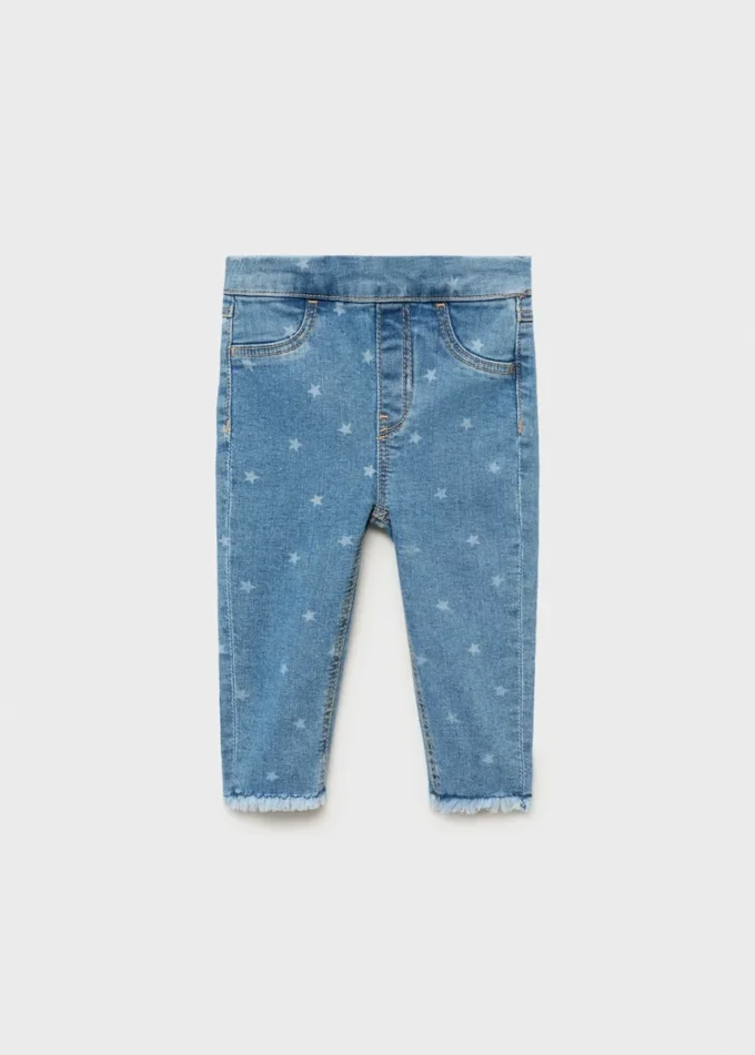 Jeans skinny con stelle Jeans skinny con stelle
