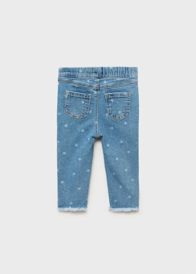 Jeans skinny con stelle Jeans skinny con stelle