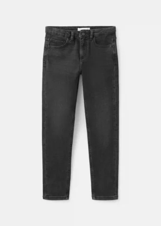 Jeans slim fit a vita media