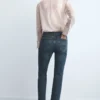 Jeans slim fit a vita media Jeans slim fit a vita media