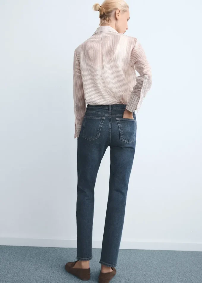 Jeans slim fit a vita media Jeans slim fit a vita media