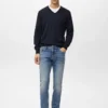 Jeans slim fit Jan con lavaggio scuro slavato Jeans slim fit Jan con lavaggio scuro slavato