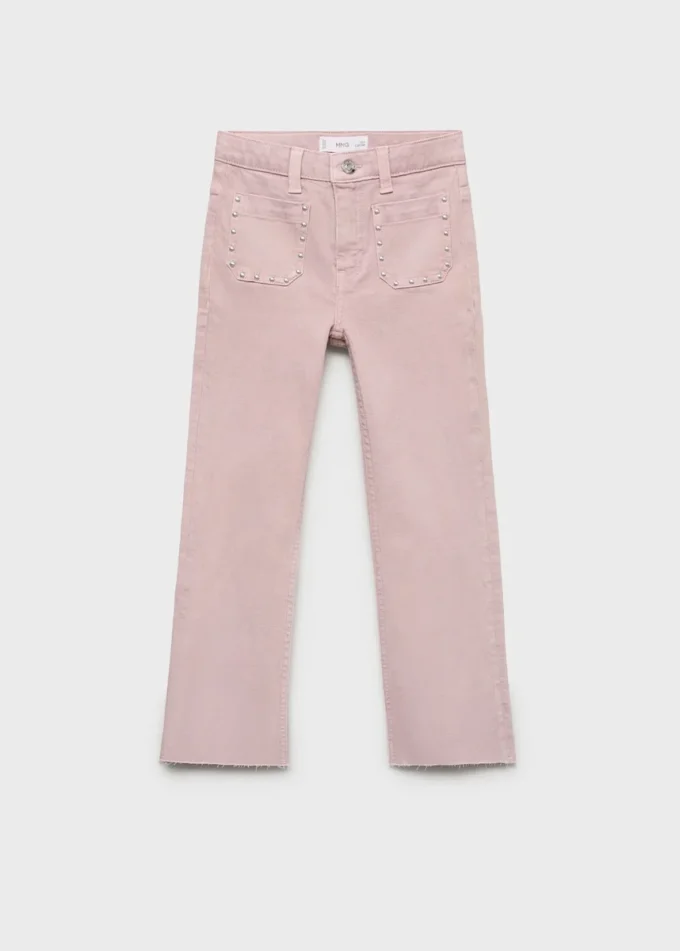 Jeans svasati con borchie Jeans svasati con borchie