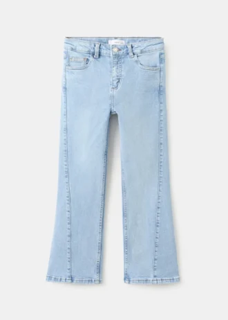 Jeans svasati con cuciture decorative Jeans svasati con cuciture decorative