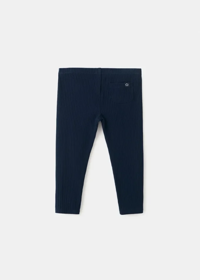 Leggings in cotone a costine Leggings in cotone a costine