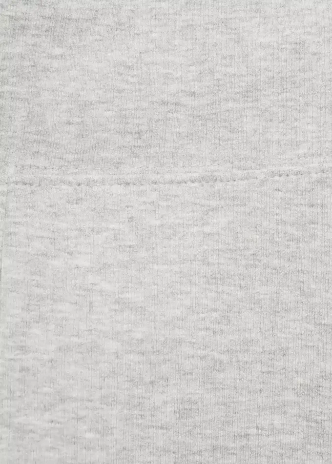 Leggings in cotone a costine