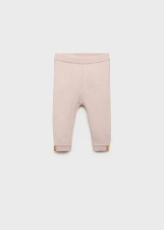 Leggings in maglia a coste