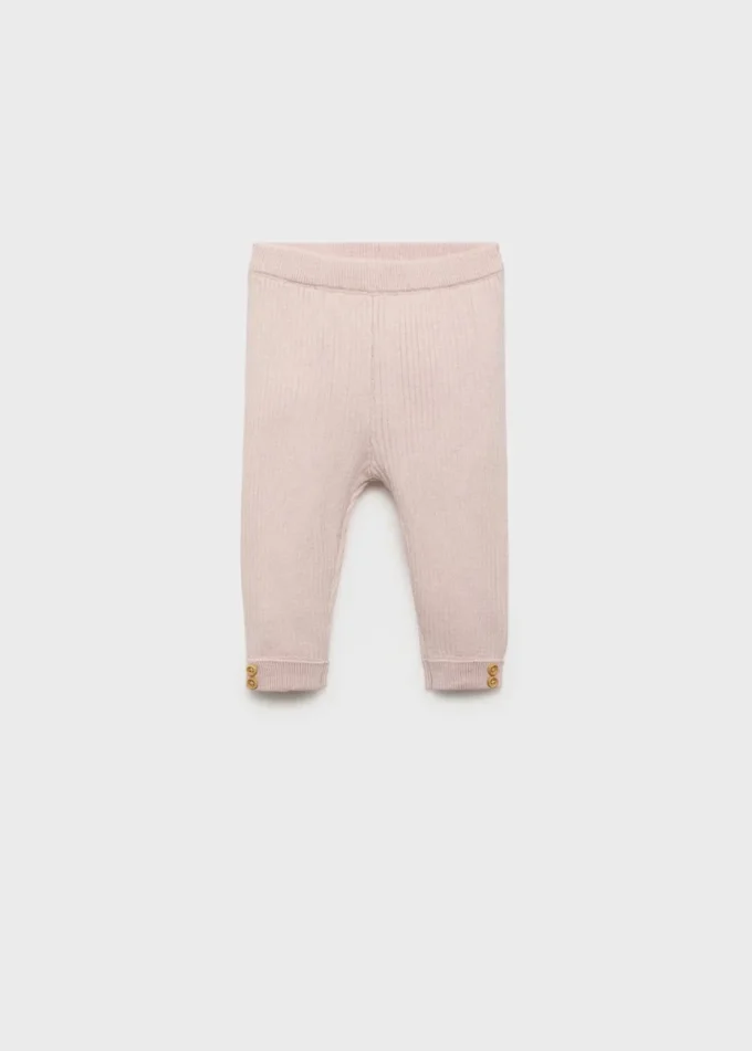 Leggings in maglia a coste