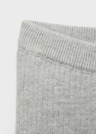 Leggings in maglia a coste