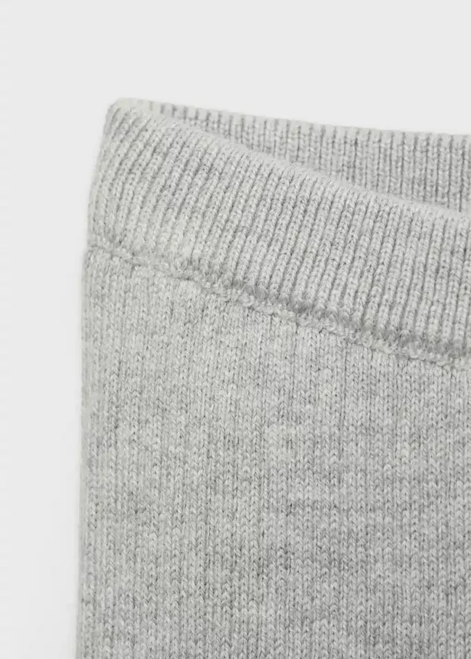 Leggings in maglia a coste