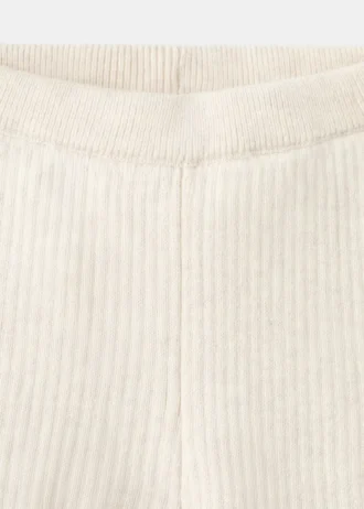 Leggings in maglia a coste