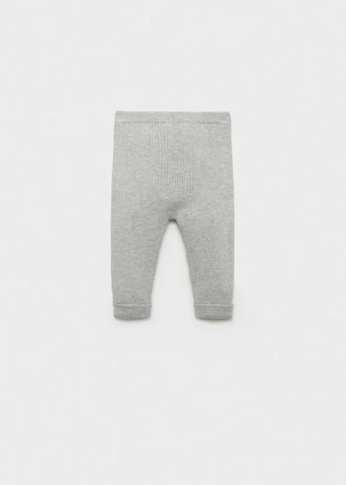 Leggings in maglia a coste