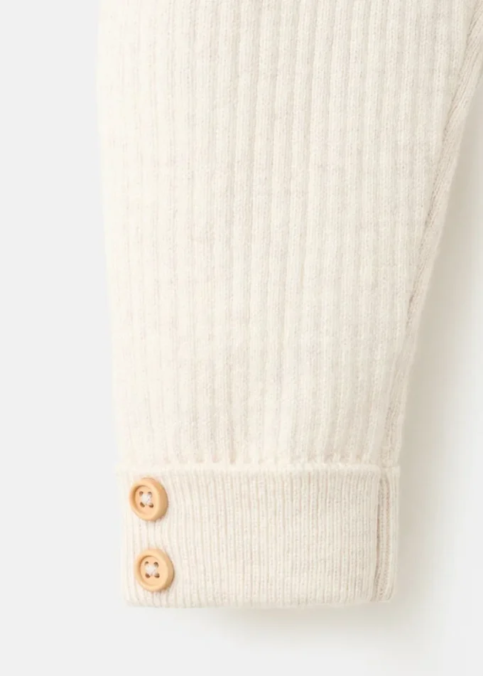 Leggings in maglia a coste