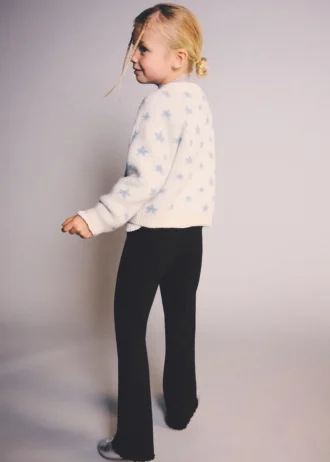 Leggings svasati a costine