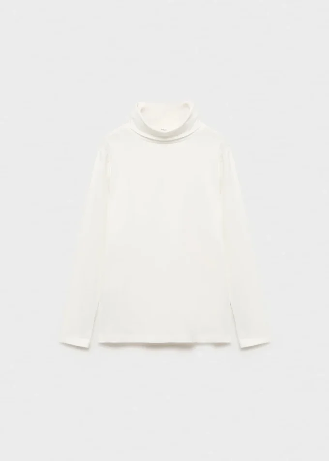 Maglia a collo alto con maniche lunghe Maglia a collo alto con maniche lunghe