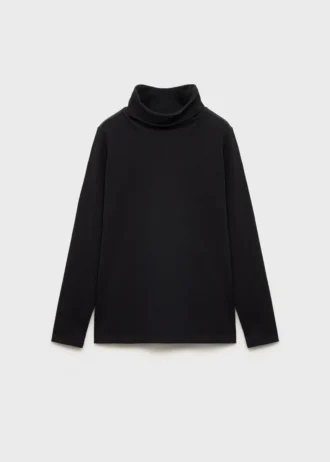 Maglia a collo alto con maniche lunghe