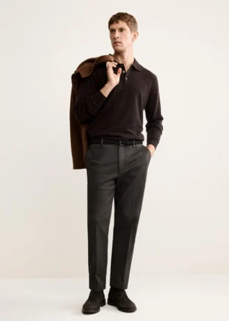 Maglia polo 100% cashmere