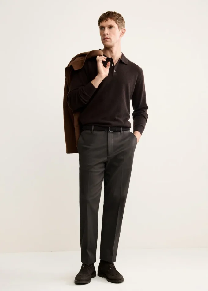 Maglia polo 100% cashmere Maglia polo 100% cashmere