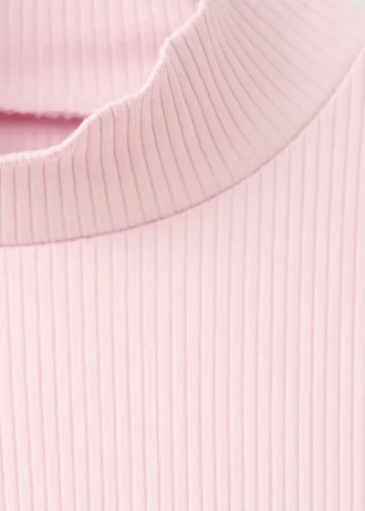 Maglietta a maniche lunghe a costine