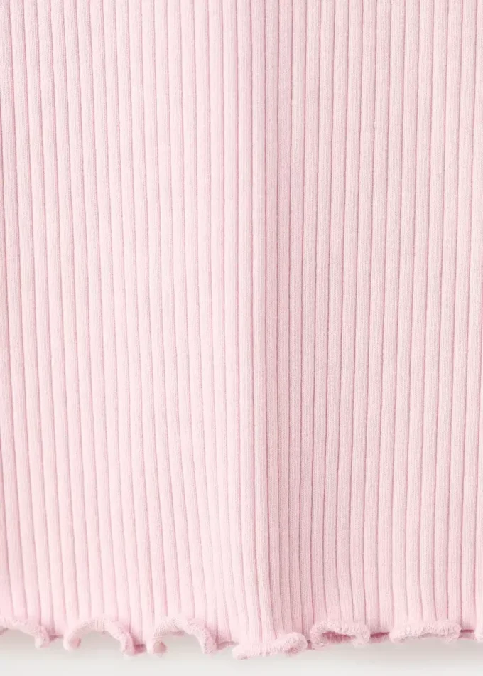 Maglietta a maniche lunghe a costine Maglietta a maniche lunghe a costine